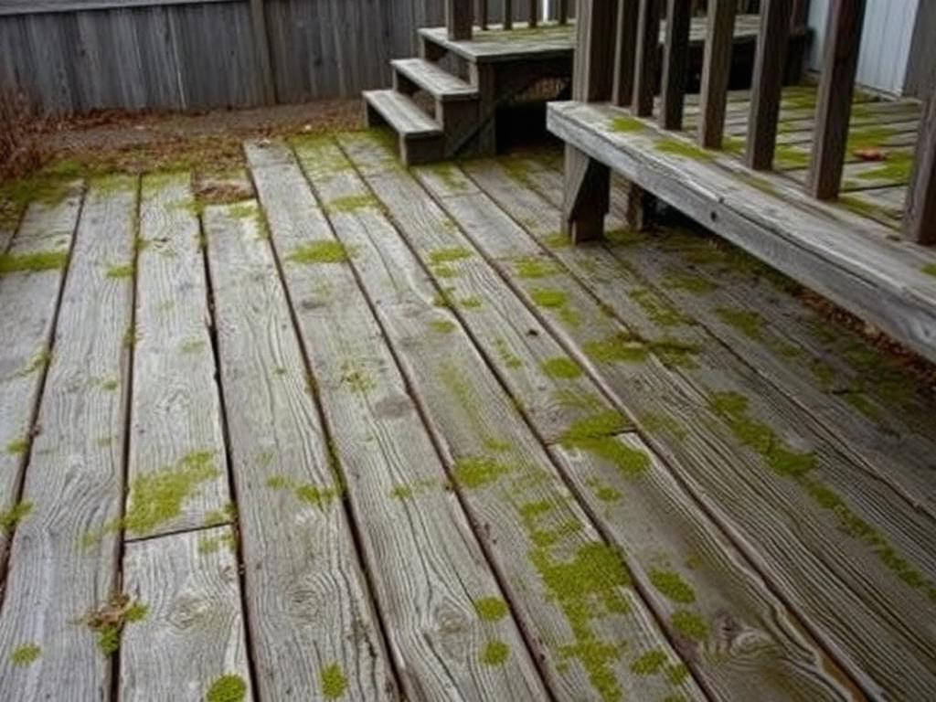 Reconstrução de deck — Antes